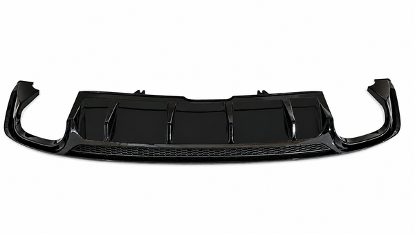 A5 - B9: Gloss Black S5 Style Rear Diffuser without Tips 16-19
