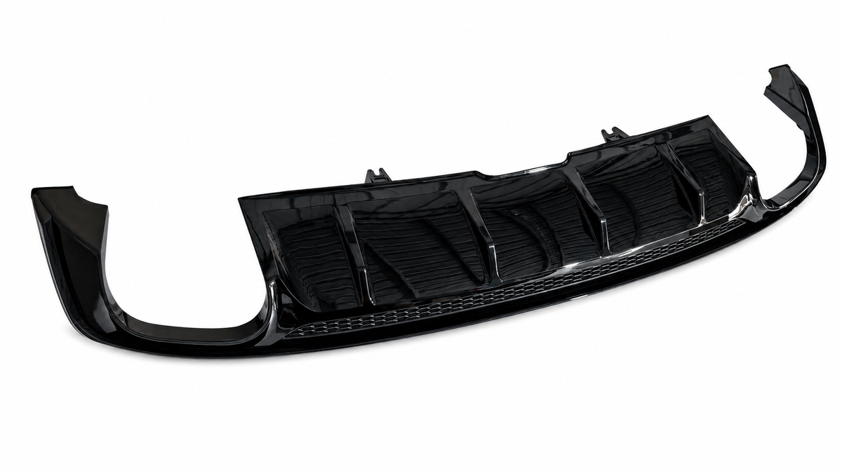 A5 - B9: Gloss Black S5 Style Rear Diffuser without Tips 16-19