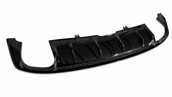 A5 - B9: Gloss Black S5 Style Rear Diffuser without Tips 16-19