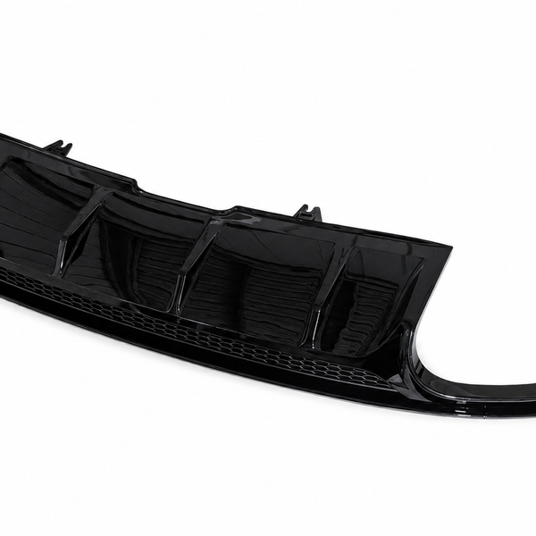 A5 - B9: Gloss Black S5 Style Rear Diffuser without Tips 16-19