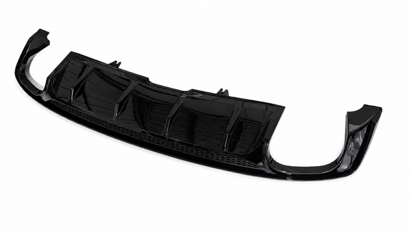 A5 - B9: Gloss Black S5 Style Rear Diffuser without Tips 16-19