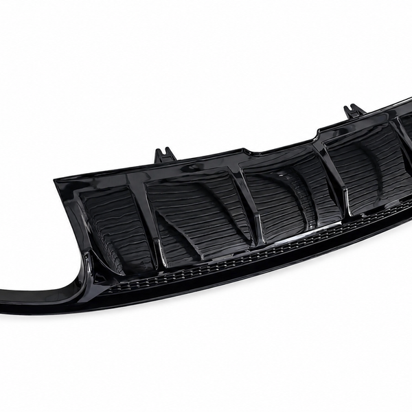 A5 - B9: Gloss Black S5 Style Rear Diffuser without Tips 16-19