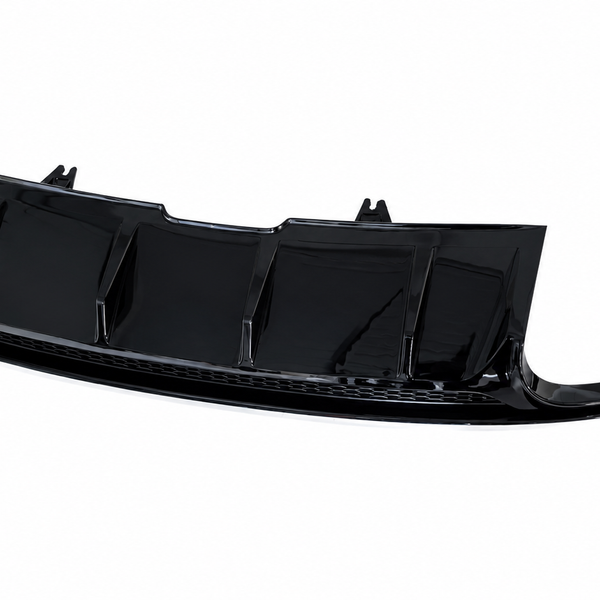 A5 - B9: Gloss Black S5 Style Rear Diffuser without Tips 16-19