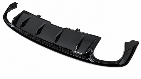A5 - B9: Gloss Black S5 Style Rear Diffuser without Tips 16-19