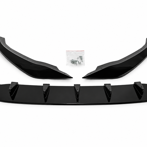 Q8 - 4M Facelift: Gloss Black V2 Style Front Splitter 24+
