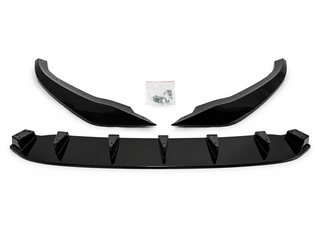 Q8 - 4M Facelift: Gloss Black V2 Style Front Splitter 24+