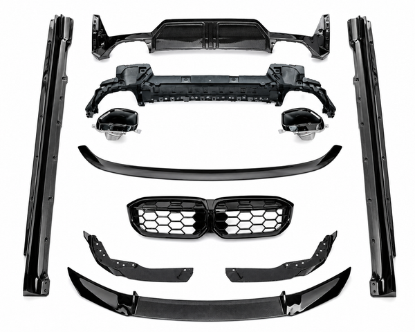3 Series - G20 Facelift: Gloss Black MP Style Body Kit 23+