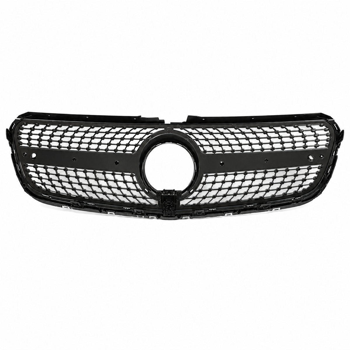 V Class - W447: Gloss Black Diamond Silver Grill 15-19