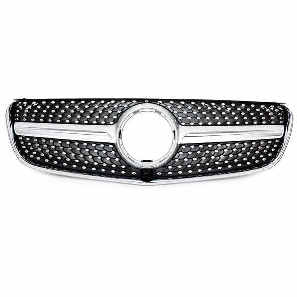 V Class - W447: Gloss Black Diamond Silver Grill 15-19