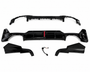 3 Series - G20 Facelift: Gloss Black LED Rear Diffuser 23+