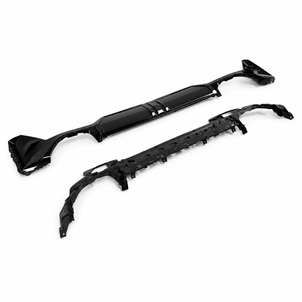 3 Series - G20: Gloss Black MP Style Rear Diffuser with Tips 22+