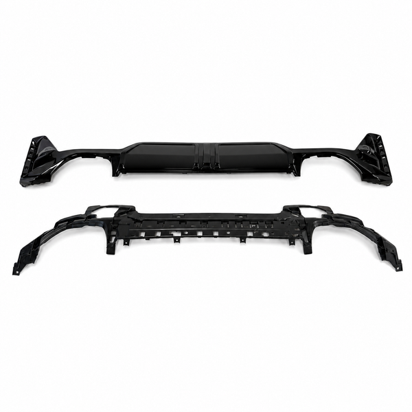 3 Series - G20 LCI: Gloss Black MP Style Rear Diffuser with Tips 22+