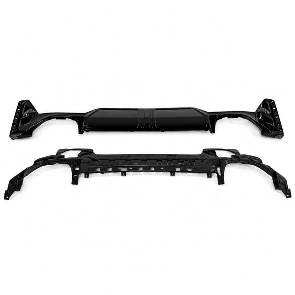 3 Series - G20: Gloss Black MP Style Rear Diffuser with Tips 22+