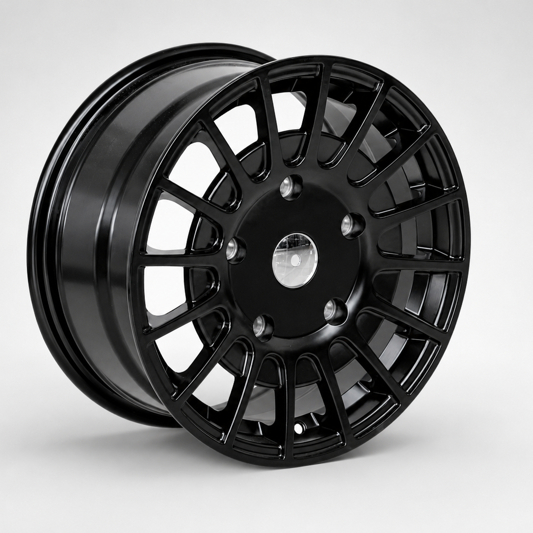Ford Transit Connect - MK1: Gloss Black F002 Style Alloy Wheels