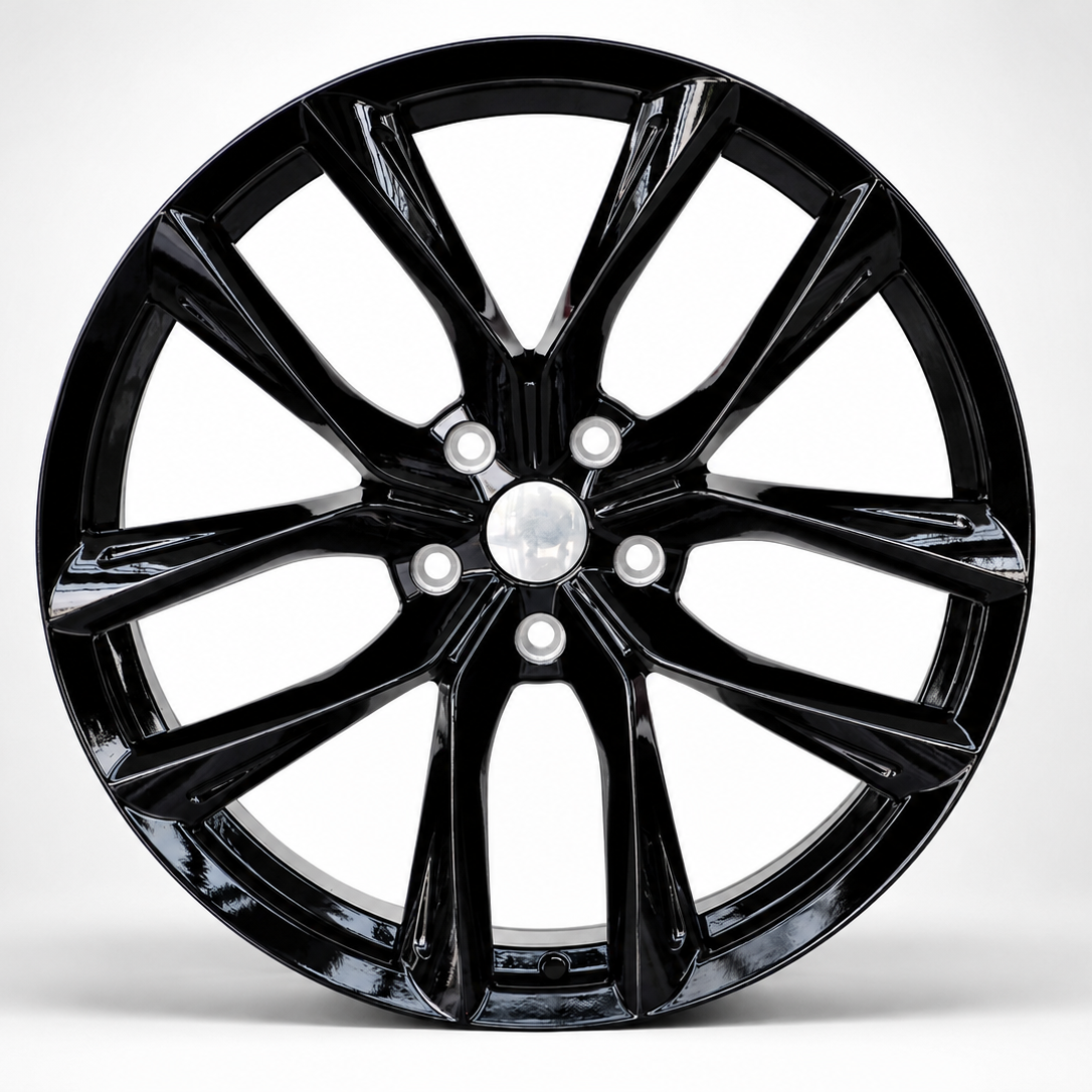 Ford Transit Connect - MK1: Gloss Black Multi Spoke Style Alloy Wheels