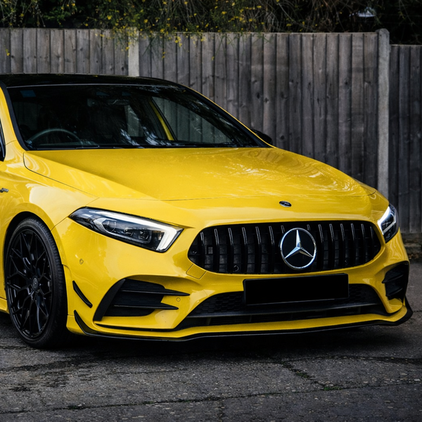 A Class - W177 Pre-Facelift: Gloss Black Panamericana GT Grill 18-22