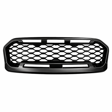 Ranger - T8 XL/XLT: Gloss Black Badgeless Grill 18-22