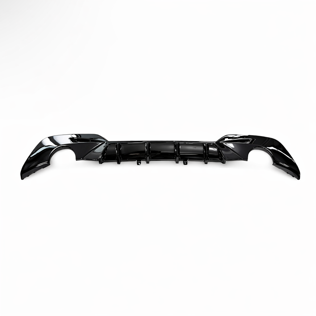 3 Series - G20/G21 Pre-Facelift: Gloss Black Dual Exhaust Diffuser 19-22