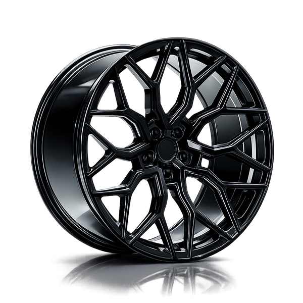 Ford Transit Custom - MK2: 20" Gloss Black Multi Spoke Style Alloy Wheels