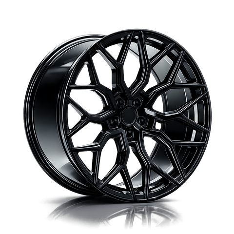 Ford Transit Custom - MK2: 20" Gloss Black Multi Spoke Style Alloy Wheels