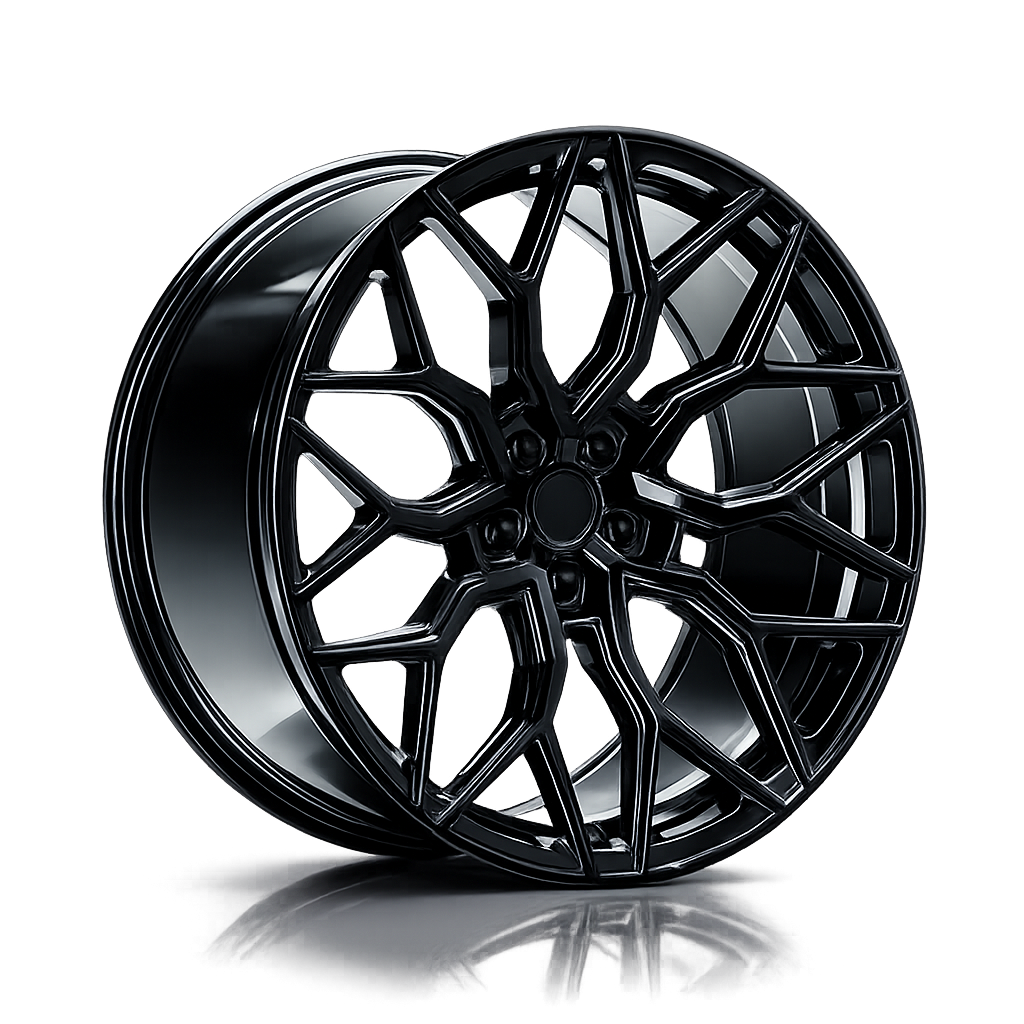 Ford Transit Custom - MK2: 20" Gloss Black Multi Spoke Style Alloy Wheels