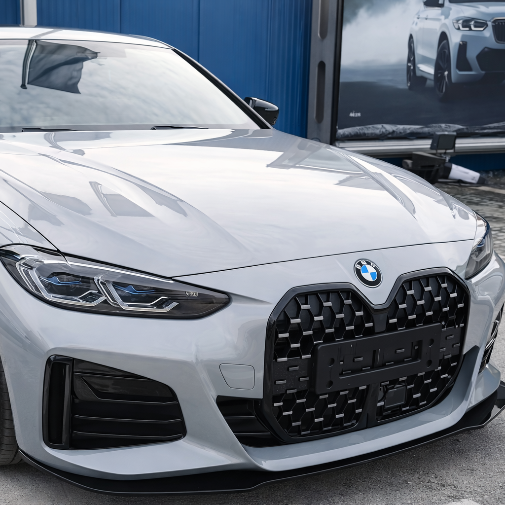 4 Series - G26: Gloss Black MP Style Front Splitter 21+