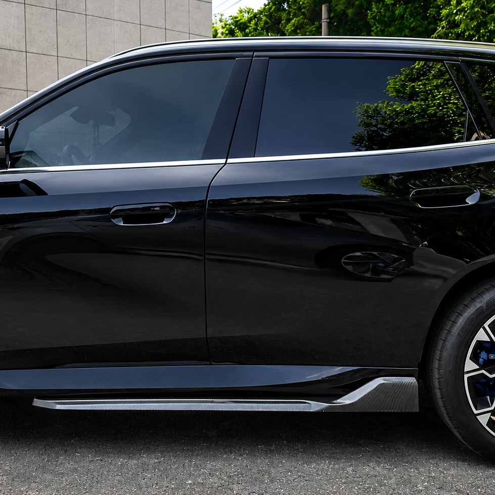X3 - G45: Gloss Black Side Skirts 24+