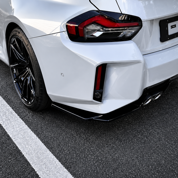 M2 - G87: Gloss Black V1 Rear Canards 23+
