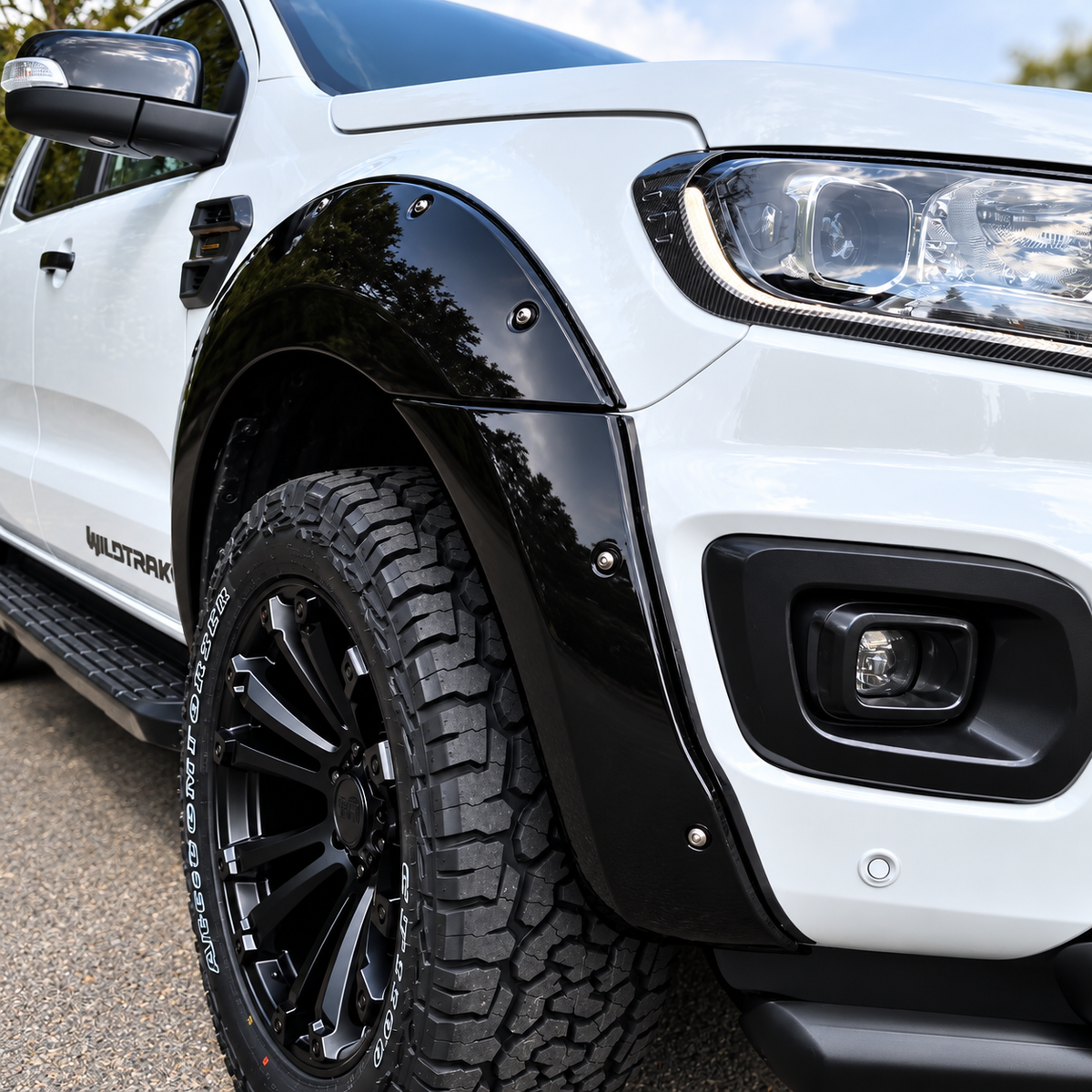 Ranger - T8: Gloss Black Raptor Style Fender Flare 18-22
