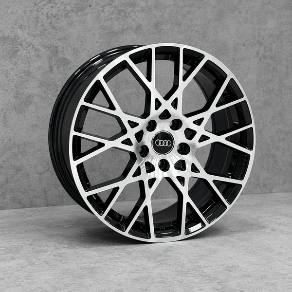 A3 & A4 - 8P/8V/8Y, B8/B9: 18" Gun Metal RS3 Style Alloy Wheels
