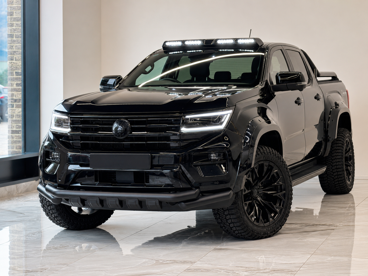Amarok - MK2 NF: Gloss Black Fender Flare with Sensor 23+