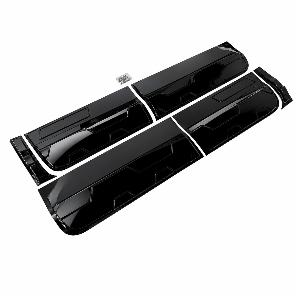 Ranger - T6/T7/T8: Gloss Black Body Cladding Kit 12-22