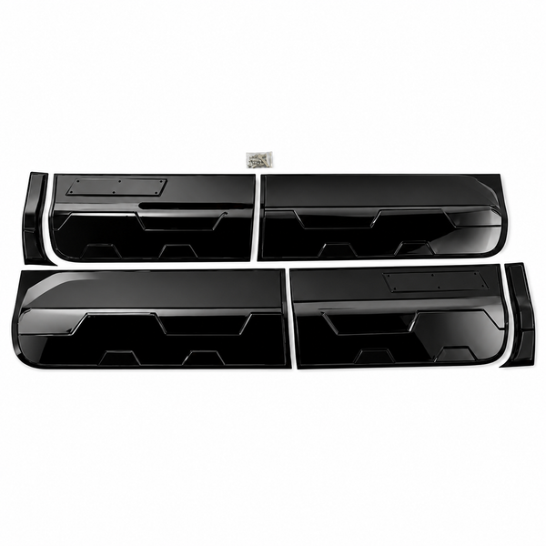 Ranger - T6/T7/T8: Gloss Black Body Cladding Kit 12-22
