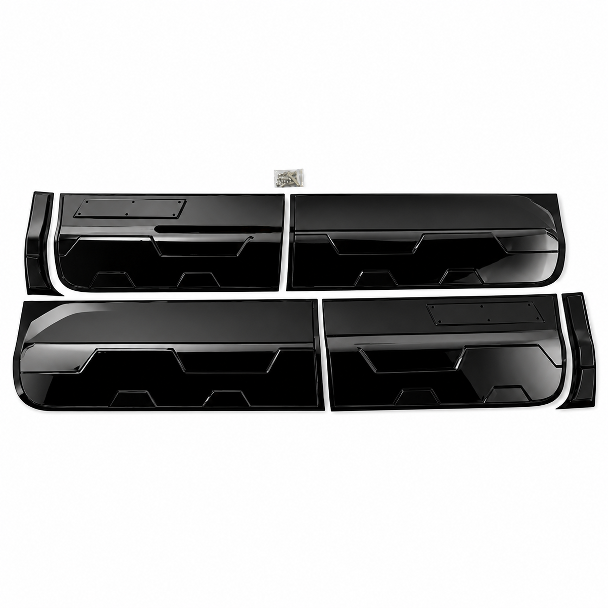 Cladding Car Kit Ford Ranger T6 T7 T8 Gloss Black Car Exterior Body Cladding Kit ...