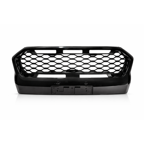 Ranger - T8 Wildtrak: Gloss Black Badgeless Grill 18-22