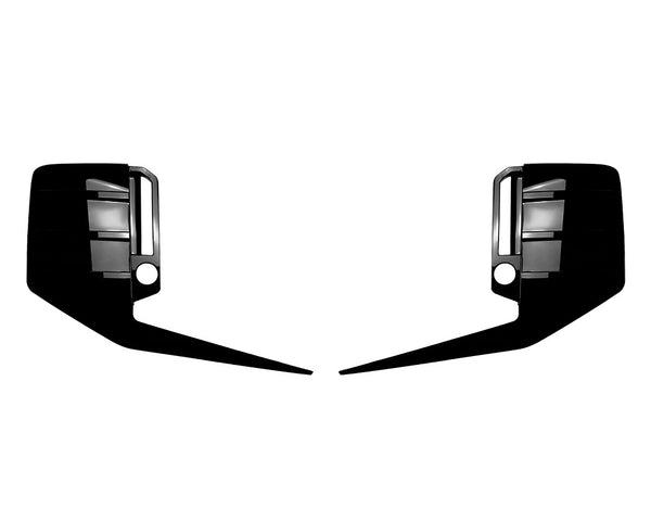 M2 - G87: Gloss Black V1 MP Rear Bumper Canards Fins 23+