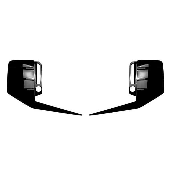 M2 - G87: Gloss Black V1 MP Rear Bumper Canards Fins 23+