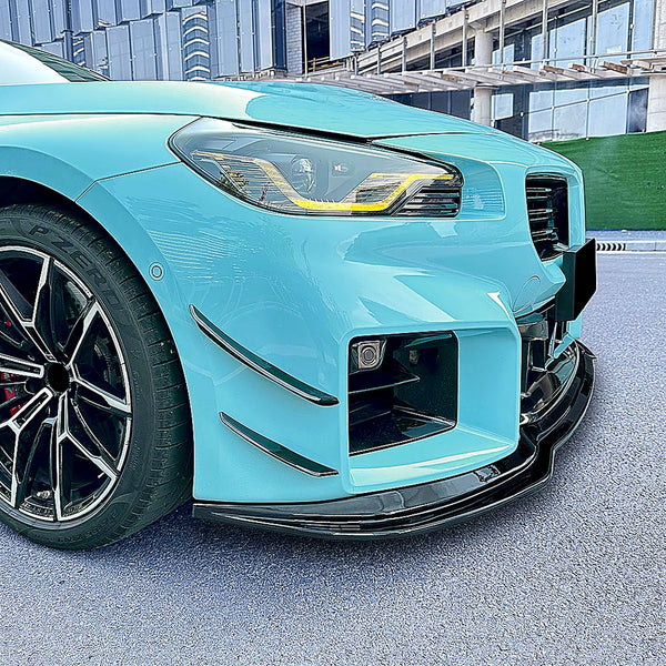 M2 - G87: Gloss Black V1 Front Splitter 23+