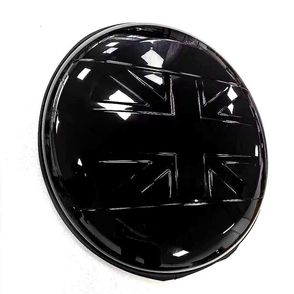 Defender 90/110 -  L663: Gloss Black Union Jack Wheel Cover 20+