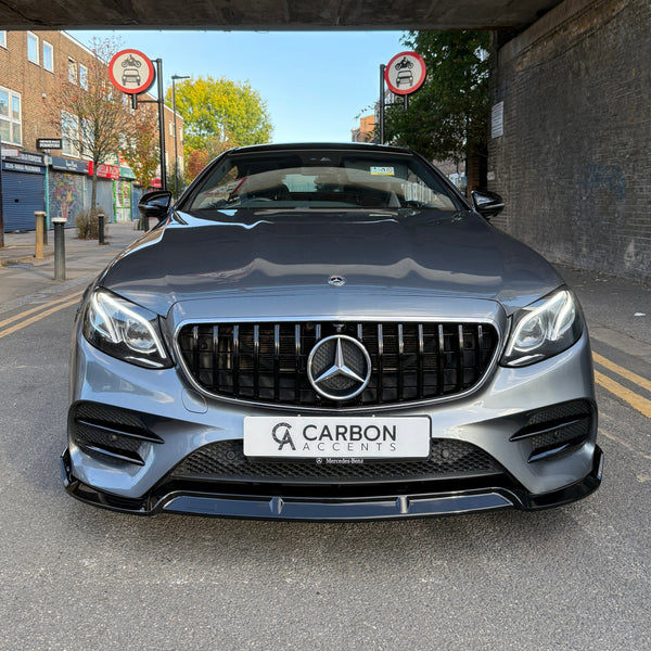 E Class - W213/C238: Gloss Black Front Splitter 2016-2020