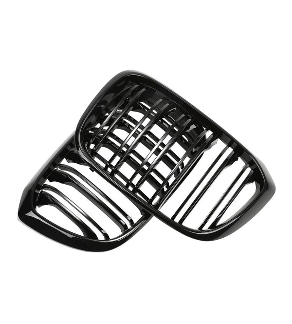 X3 - G01 Pre-Facelift: Gloss Black Double Slat Grill 18-21