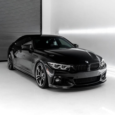 4 Series - F32/F33/F36: Gloss Black M Performance Splitter 14-20