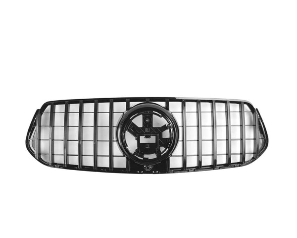 GLE - W167 Pre-Facelift: Gloss Black Panamericana GT Grill 19-23