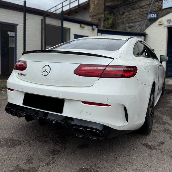 E Class - C238 Coupe: E63 Style Rear Diffuser 16-21