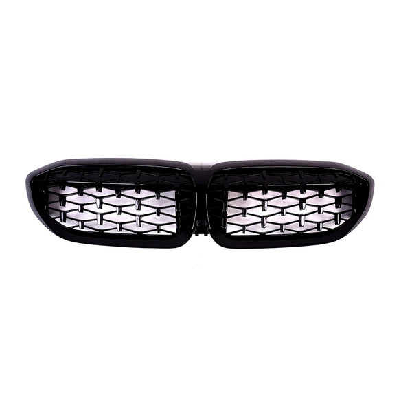 3 Series - G20/G21 Pre-Facelift: Gloss Black Diamond Style Grill 19-22
