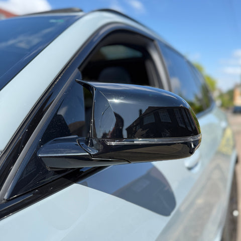 X4 - G02: Gloss Black M Style Wing Mirrors 18+