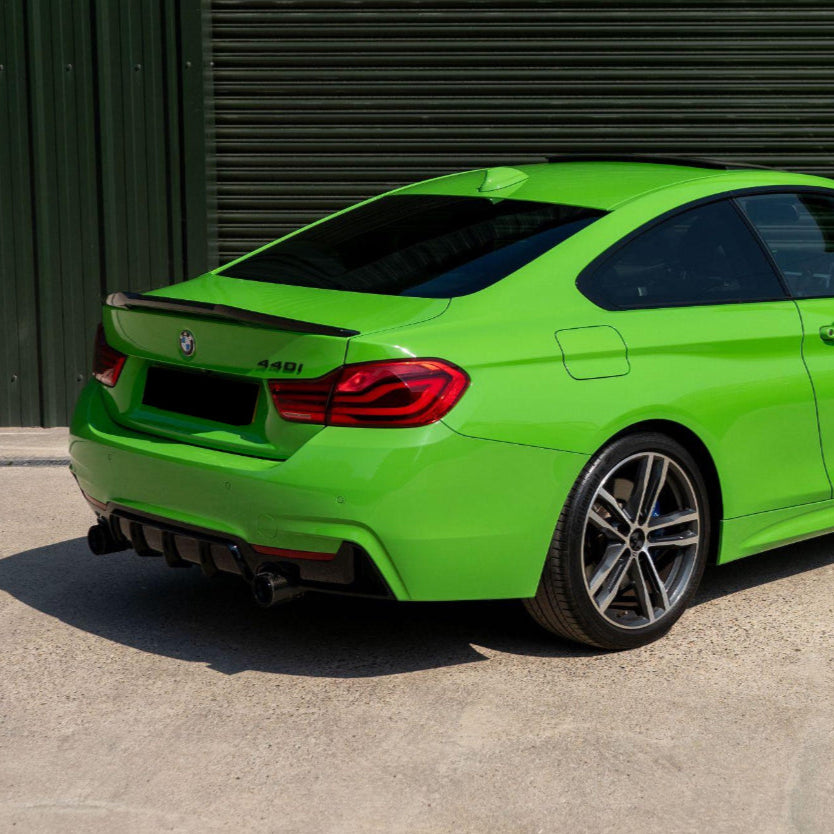 4 Series - F32 Coupe: Gloss Black M4 Style Spoiler 14-20