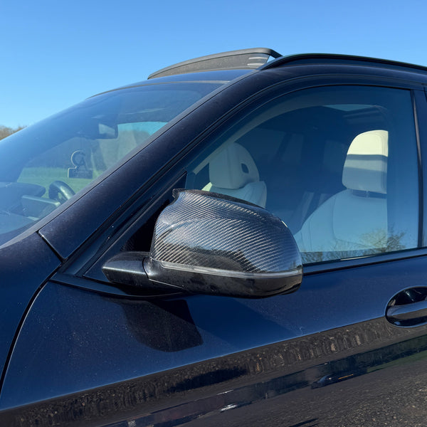 X4 - G02: Carbon Fibre M Style Wing Mirrors 18+