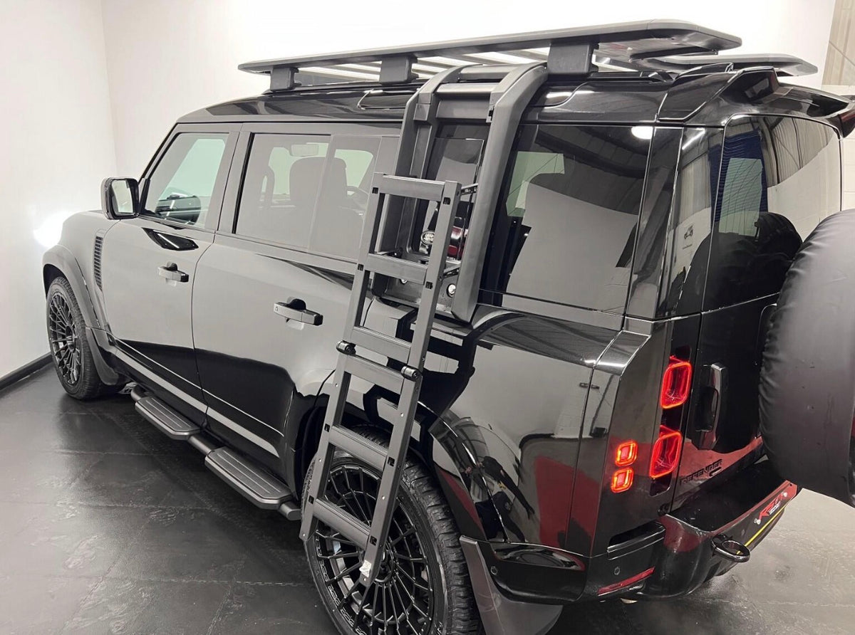 Defender 110 - L663: Black Roof Rack Basket 20+