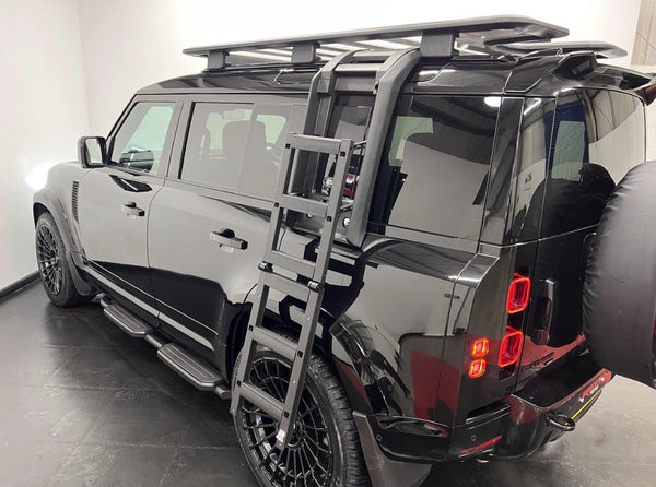 Defender 110 - L663: Black Roof Rack Basket 20+